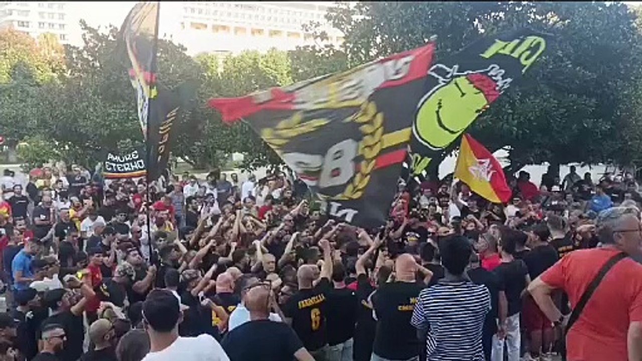 Messina, protesta tifosi