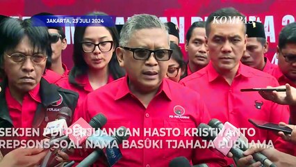 Jawaban Sekjen PDIP Hasto soal Ahok Masuk Bursa Pilkada Jakarta 2024