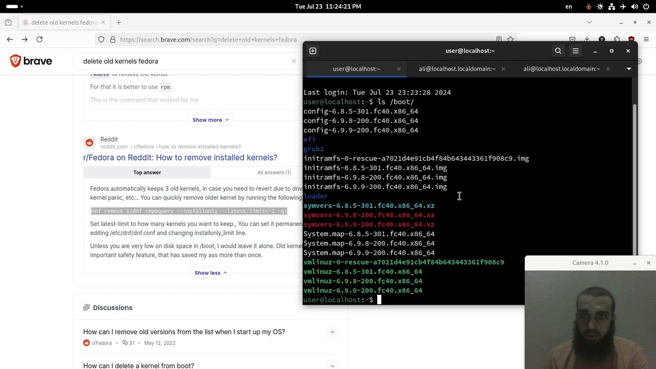 kernel deletion & control the kernels to keep on fedora/centos/alma/rocky etc