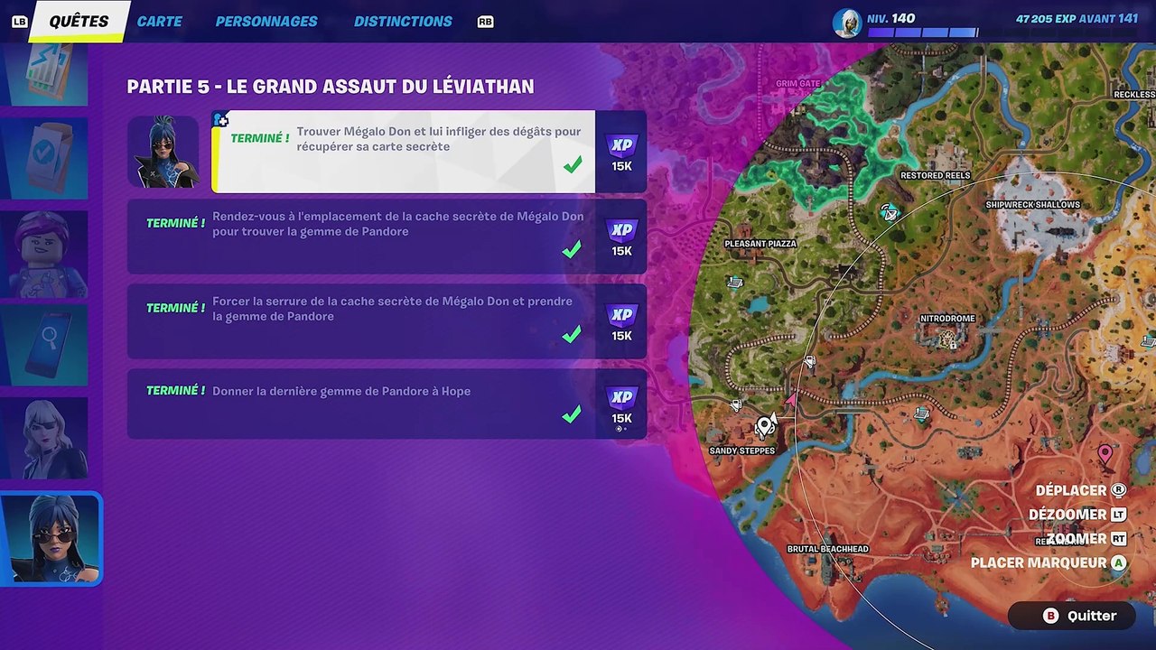 Guide des défis du récit partie 5 : Le grand assaut du Léviathan - FORTNITE