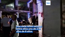 El derrumbe de un balcón en Nápoles deja dos muertos y 13 heridos, entre ellos siete niños