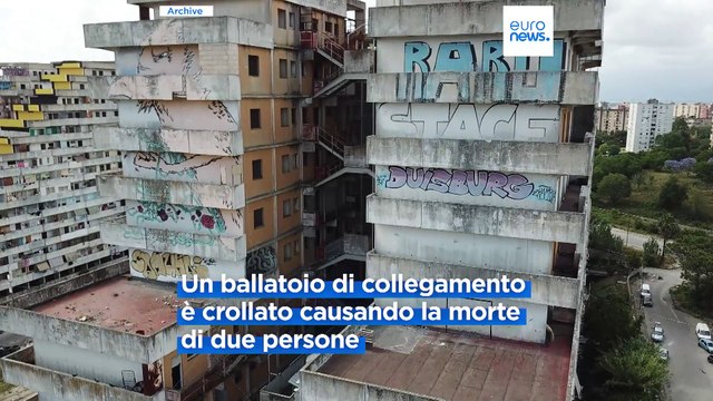 Scampia, crolla ballatoio nella Vela Celeste: due morti e 13 feriti, tra cui sette bambini