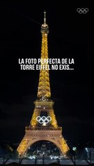 París enciende la Torre Eiffel y se alinea con los aros olímpicos