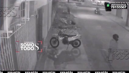 DENUNCIAN EL ROBO DE UNA MOTOCICLETA