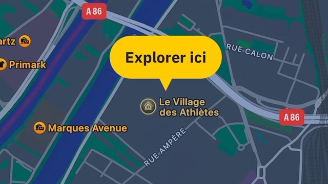 Le site de rencontres Grindr flouté sur le site du village olympique