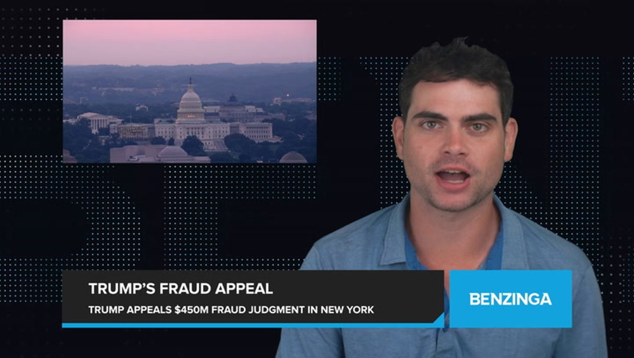 Donald Trump Appeals $450 Million Fraud Judgment in New York. Lawyers for the Former President Call the Judgment 'Draconian.'