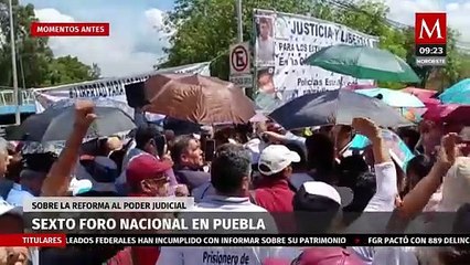 Realizan en Puebla sexto foro nacional sobre reforma al Poder Judicial