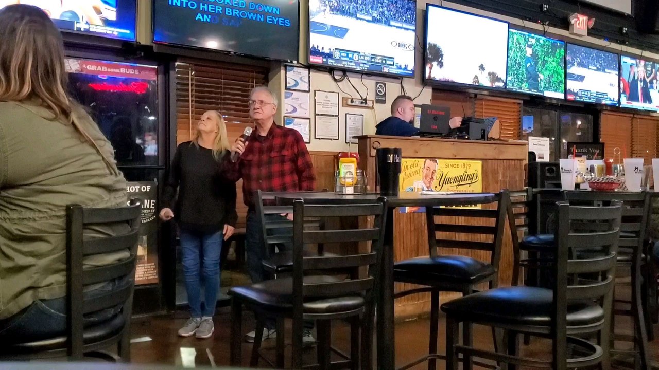 Marsha Renee Harmon singing a duet- Seven Spanish Angels