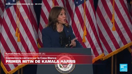 "Trump quiere que el país retroceda con su proyecto 2025": Harris en su primer mitin de campaña