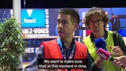 Behind the scenes - At Club France Olympic fan-zone