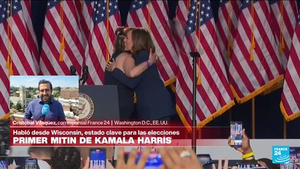 Informe desde Washington: Kamala Harris hace su primer acto de campaña en Wisconsin