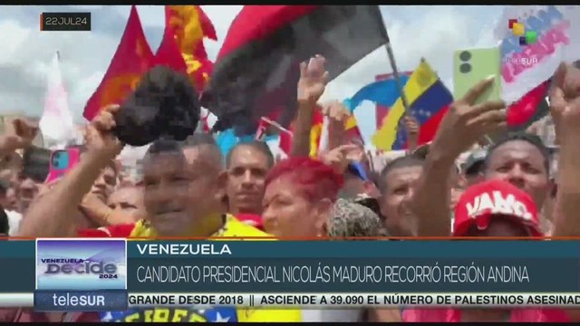 Candidato presidencial por el GPP Nicolás Maduro recorrió la Región Andina