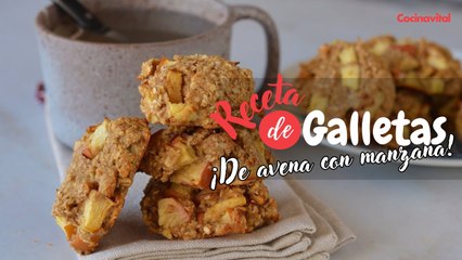Cómo hacer galletas de avena con manzana ¡En 5 pasos!