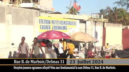 2èm jounen egzamen ofisyèl 9èm ane fondamantal la nan divès sant nan rejyon metwopolitèn lan.