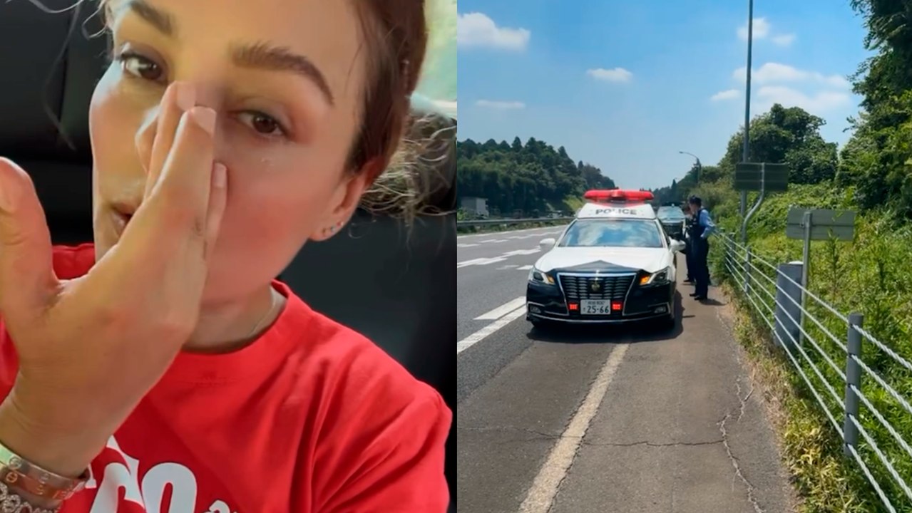 Grettell Valdez y su hijo sufren accidente en plena carretera de Tokio: "llegó la policía a rescatarnos"