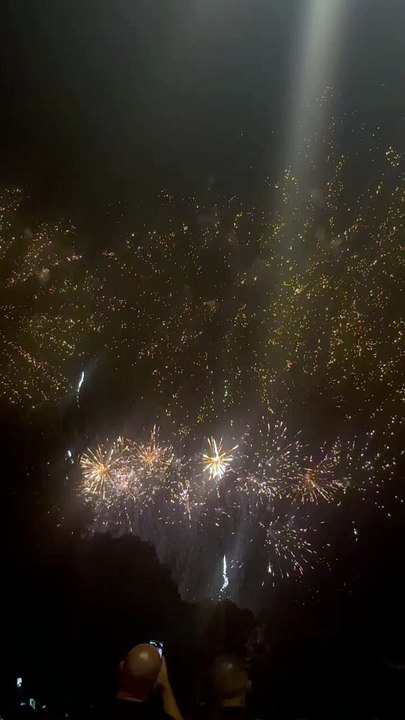 Le Feu d’artifice du 14 juillet Grenoble  Parc Jean-Verlhac Villeneuve #france #grenoble #show (32)