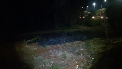 Fogo consome área de mata no Santo Onofre