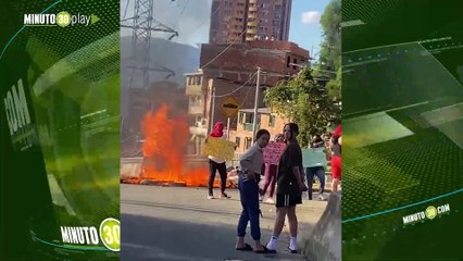 Le echaron candela' Cierre temporal del puente de La Asomadera en Medellín