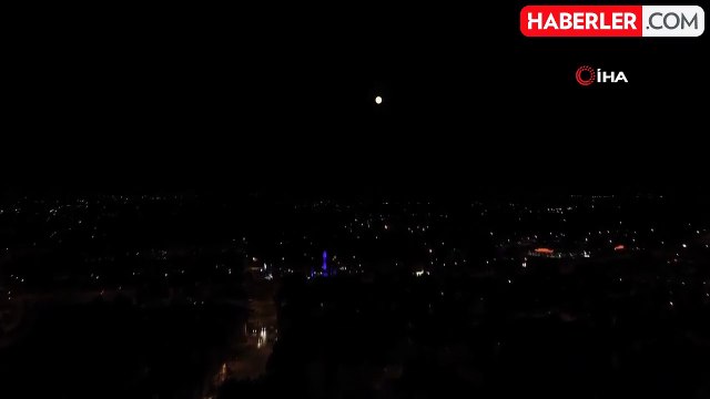 Dolunay görenleri hayran bıraktı