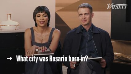 Hayden Christensen Guesses the Birthplace of Rosario Dawson