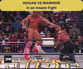 Hulk Hogan Vs Ultimate Warrior intense match