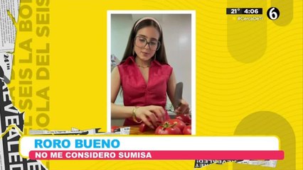 No me considero sumisa &#039;Roro bueno&#039; aclara polémica