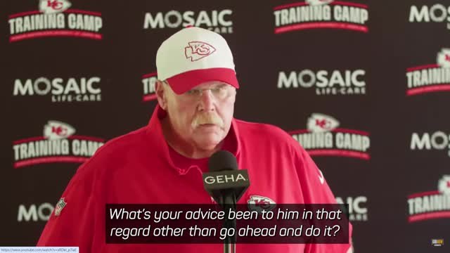 Mahomes is testing out the deep ball in practice - Reid