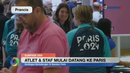 Jelang Pembukaan Olimpiade Paris 2024, Atlet dan Staf Mulai Berdatangan