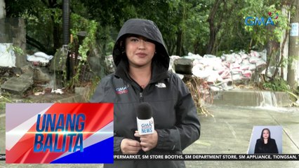 Baha sa isang subdivision, lampas-baywang na | Unang Balita