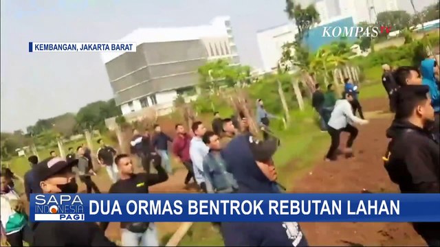 2 Kelompok Ormas Bentrok Rebutan Lahan di Kembangan, 2 Orang Terluka