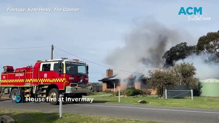 House fire at Invermay | July 24, 2024 | The Courier