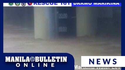Marikina River water level is now at 18 meters, triggering the 3rd alarm