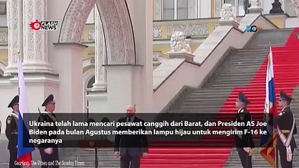 SEKUTU NATO MULAI MENTRANSFER F-16 KE UKRAINA