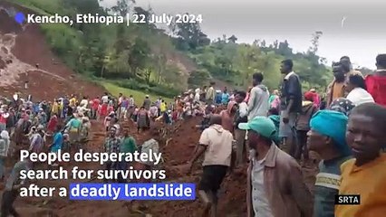 Ethiopia landslide kills hundreds