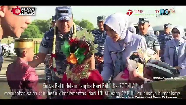 TINJAU KARYA BAKTI DI SULSEL, KASAU: TNI AU BANTU RINGANKAN KEBUTUHAN BANGSA INDONESIA