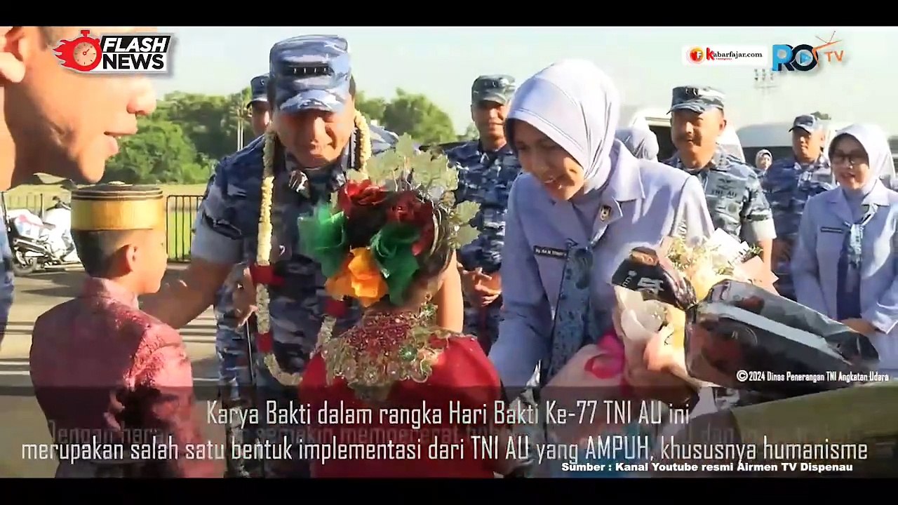 Tinjau Karya Bakti di Sulawesi Selatan, Kasau: TNI AU Bantu Ringankan Kebutuhan Bangsa Indonesia