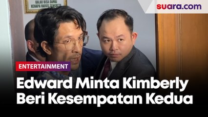 Pasang Wajah Lesu, Edward Akbar Minta Kimberly Ryder Beri Kesempatan Kedua