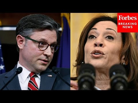 'Inexcusable': Speaker Mike Johnson Blasts VP Kamala Harris For Boycotting Netanyahu Speech