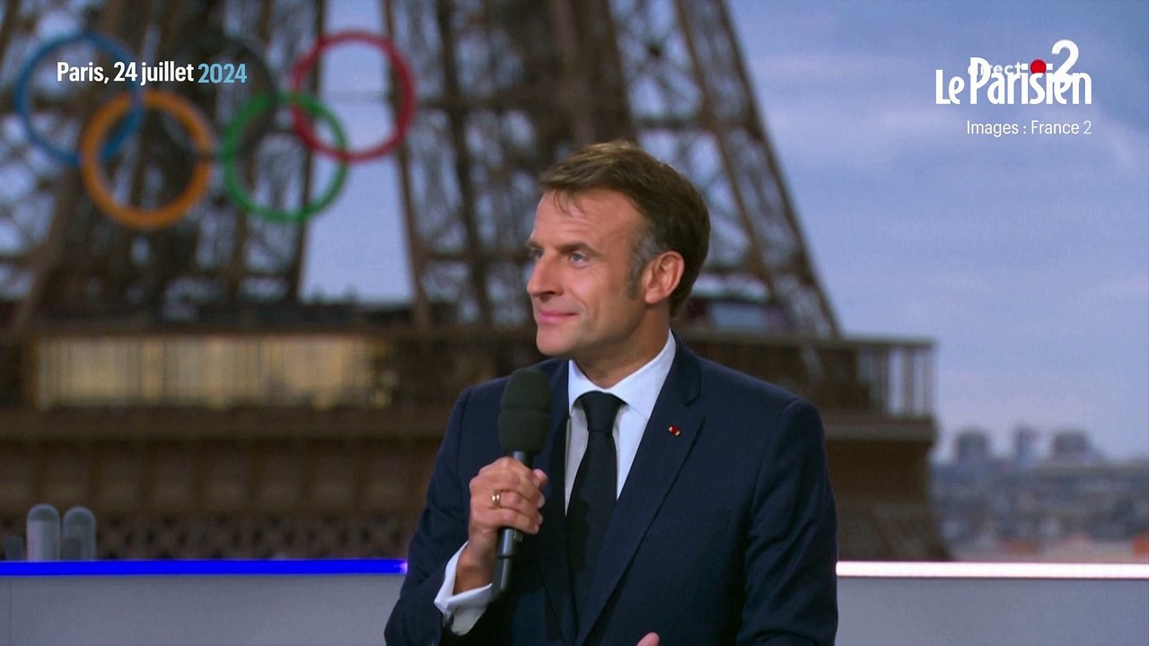 « Ce serait une formidable nouvelle » si Céline Dion était à la cérémonie d'ouverture, estime Emmanuel Macron