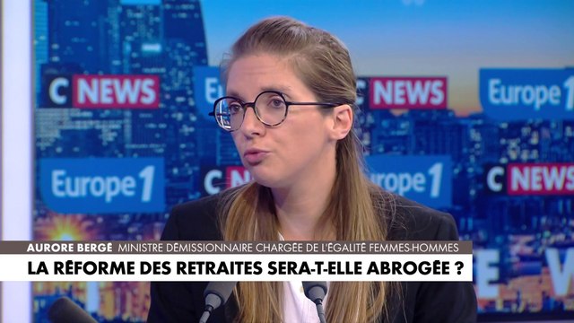Aurore Bergé : «On est contre toute abrogation de la réforme des retraites»