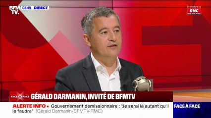 Gérald Darmanin: "Ce n'est pas normal que [le RN] n'ait pas de place au bureau de l'Assemblée nationale"