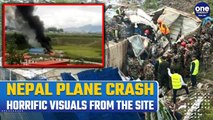 Nepal Plane Crash: Watch the Moment Saurya Airlines Flight with 19 Passengers Onboard Crashed