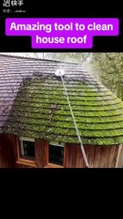 Amazing gadget to clean houses roof