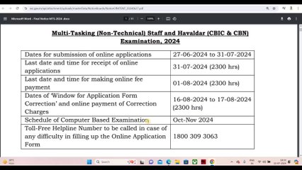 SSC UPDATES 2024 | SSC UPDATES 2024 | SSC MTS Havaldar & Combined Graduate Recruitment 2024 | MTS HAVALDAR/GRADUATE JOB