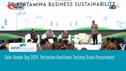 Gelar Vendor Day 2024, Pertamina Komitmen Tentang Green Procurement