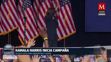 Kamala Harris recibe respaldo de líderes demócratas en el Congreso y agradece el apoyo de Joe Biden