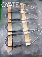 Clear U shape quartz carbon fiber infrared heat lamps for Arirang grill.