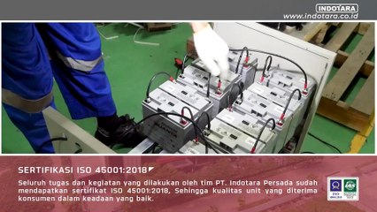 DELIVERY UNIT ARAKAWA ONLINE UPS MP98B 15 KVA KE PT. GUNA BERDIKARI ROTEXINDO