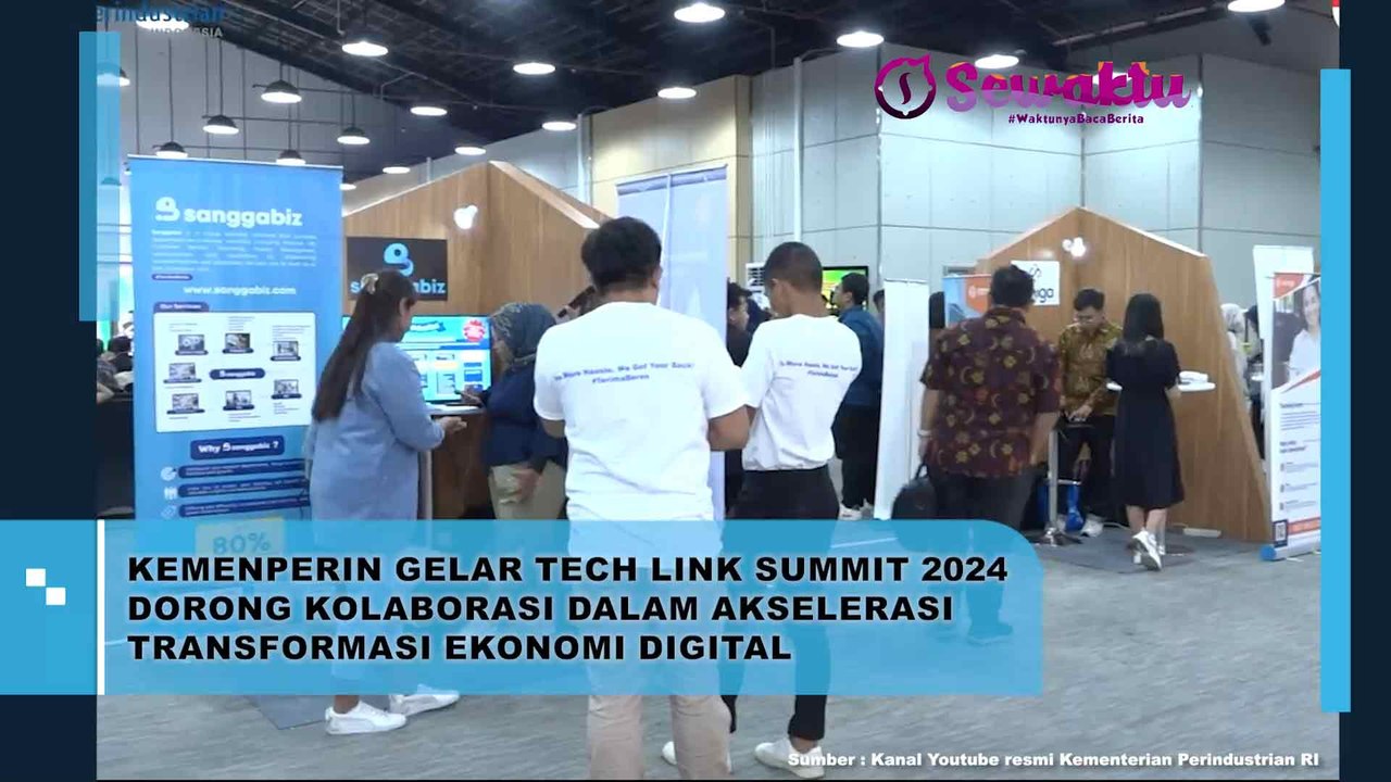 Keseruan Saat Kemenperin Gelar Acara Tech Link Summit 2024