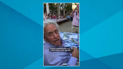 Michael Douglas celebra su 80 cumpleaños en Valldemossa (Mallorca)